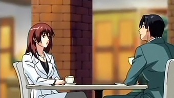 Cartoon Office Toons With Lingerie-Clad Anime Ladies