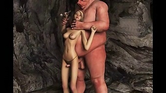 Giant Cocked Monsters Ejaculate On Animated Pornographic Characters