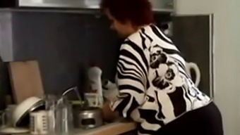 Fat Granny Bbw Gets Fucked In The Kitchen