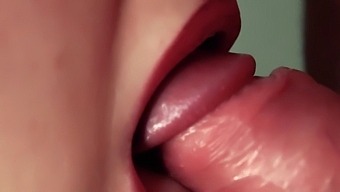 Slow-Motion Close-Up Of Pussy Fucking And Cumshots
