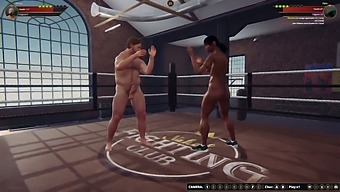 Ethan And Dela Engage In A Steamy 3d Fight In Their Underwear
